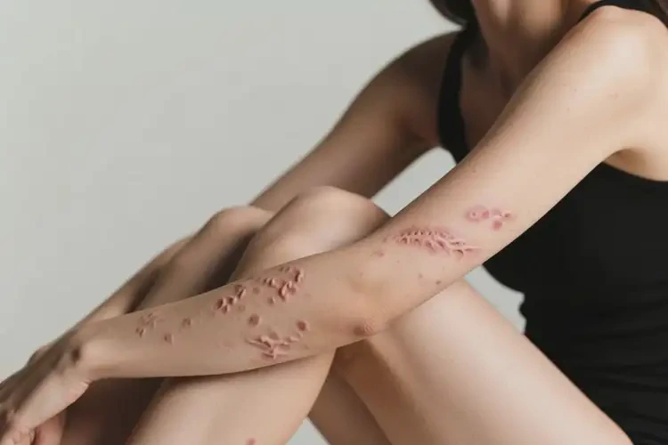 女人四肢出現(xiàn)濕疹能不能徹底自愈(圖3)