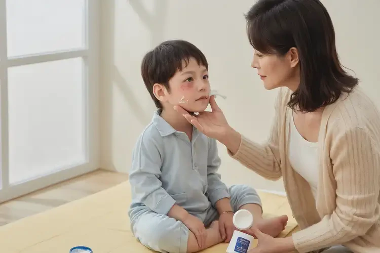 嬰幼兒臉上偶爾起濕疹不管它會自己痊愈嗎(圖3)