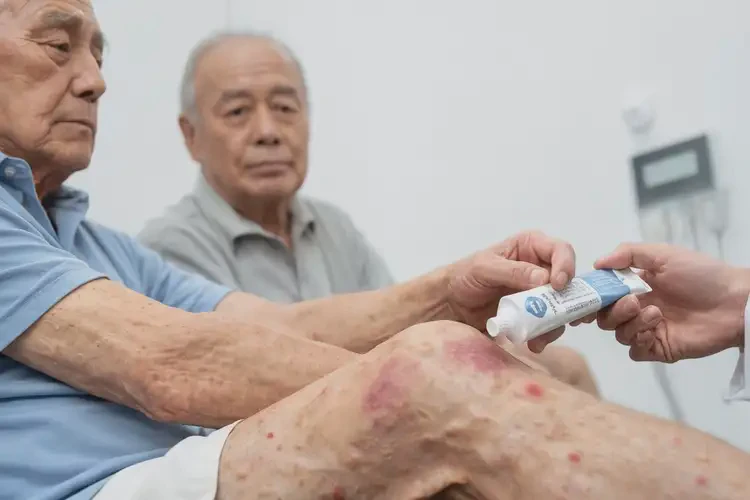 老人大腿有濕疹能夠徹底治愈嗎(圖3)