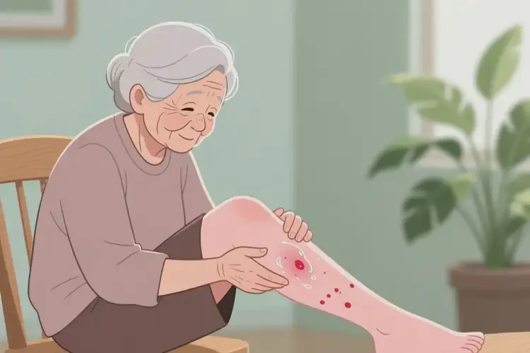 老人小腿起濕疹可不可以徹底自愈(圖3)