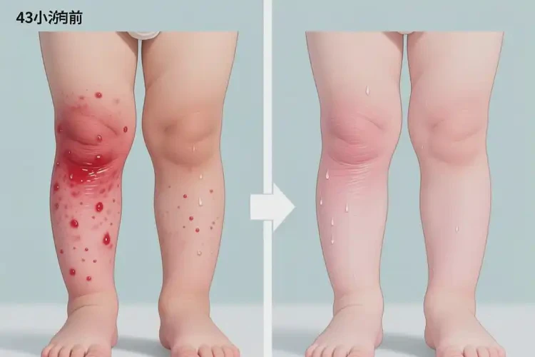 小兒小腿容易起濕疹能夠徹底治愈嗎(圖3)