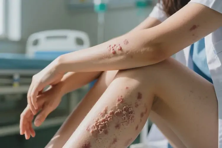 女人四肢出現(xiàn)濕疹能不能徹底自愈(圖4)