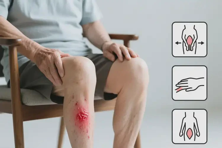 高齡老人大腿上長(zhǎng)濕疹能夠徹底治愈嗎(圖3)