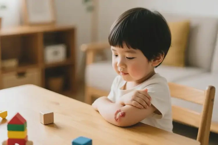 少兒手臂有濕疹不管它會自己好嗎(圖3)