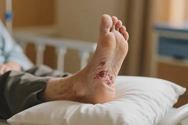 老年人腳上有濕疹不管它會(huì)自己好嗎(圖1)