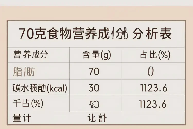 70克4711千焦等于多少热量(图1)