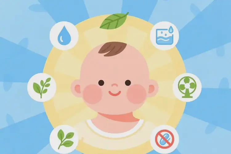 小兒脖子長濕疹可不可以徹底自愈(圖1)