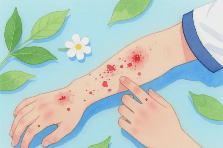 中學(xué)生手臂容易起濕疹可以徹底自愈嗎(圖4)