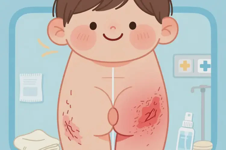 小孩肛周有湿疹可不可以彻底自愈(图1)