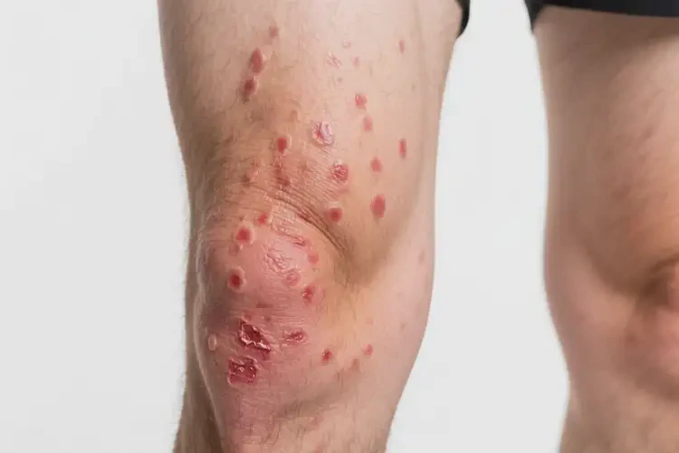 男性大腿上偶爾長(zhǎng)濕疹能徹底自愈嗎(圖4)