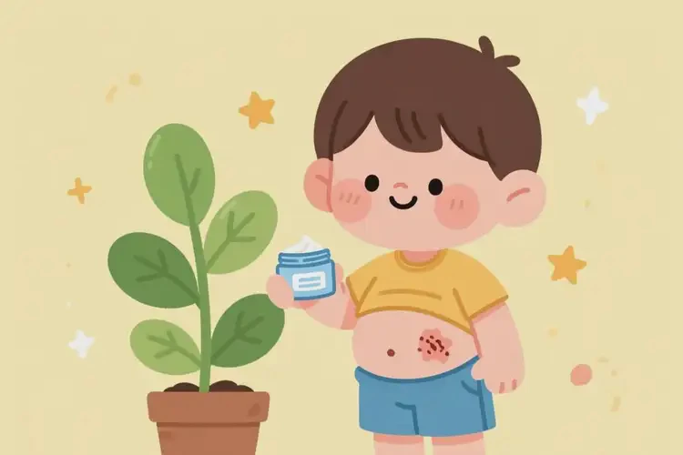 少儿肚子容易起湿疹不管它会自己痊愈吗(图2)