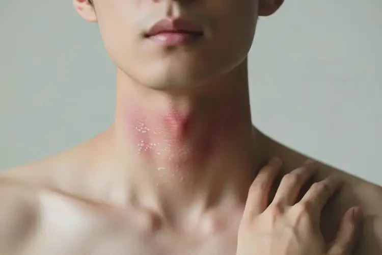 男性脖子上偶爾長濕疹不管它會自己自愈嗎(圖3)