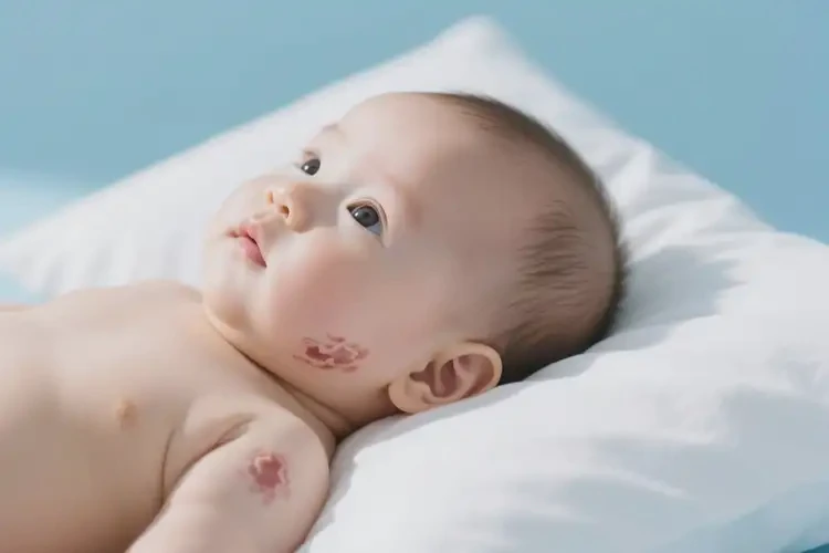 寶寶脖子上有濕疹能徹底自愈嗎(圖2)