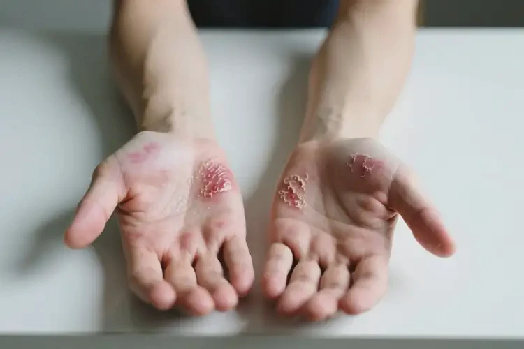 青年人手上出現(xiàn)濕疹能徹底自愈嗎(圖2)