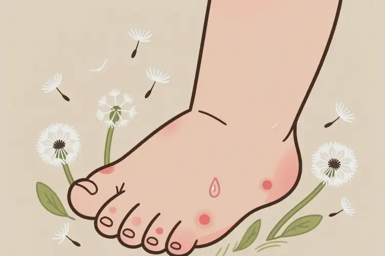 兒童腳上偶爾起濕疹不管它會自己痊愈嗎(圖2)