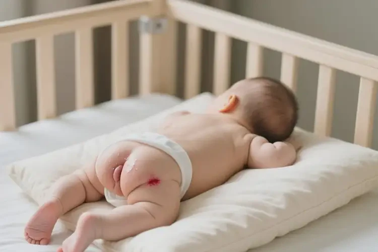 嬰兒肛周偶爾起濕疹能徹底自愈嗎(圖1)