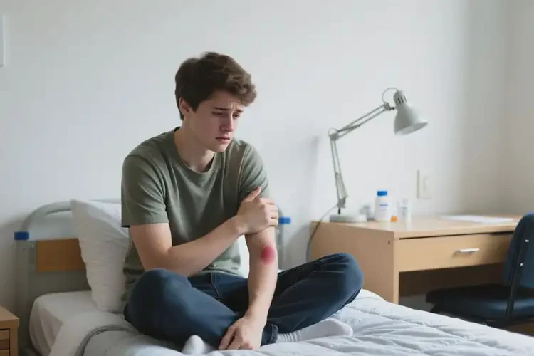 大學生身上長濕疹不管它會自己好嗎(圖4)