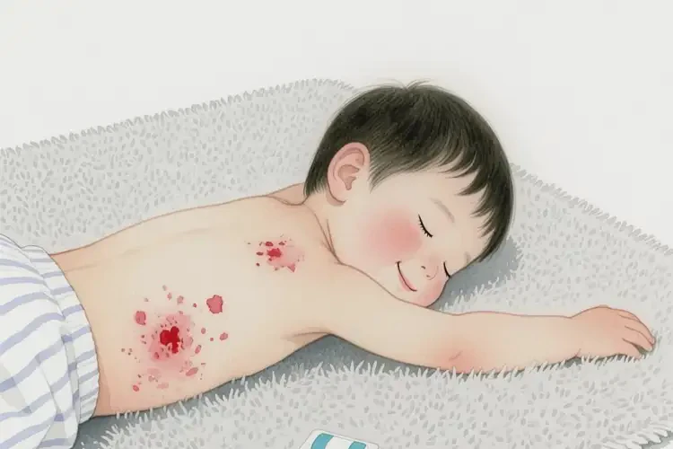 小孩肚子有濕疹不管它會(huì)自己好嗎(圖2)