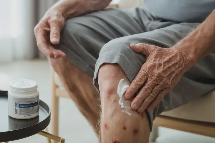 老年人小腿起濕疹可以徹底自愈嗎(圖2)