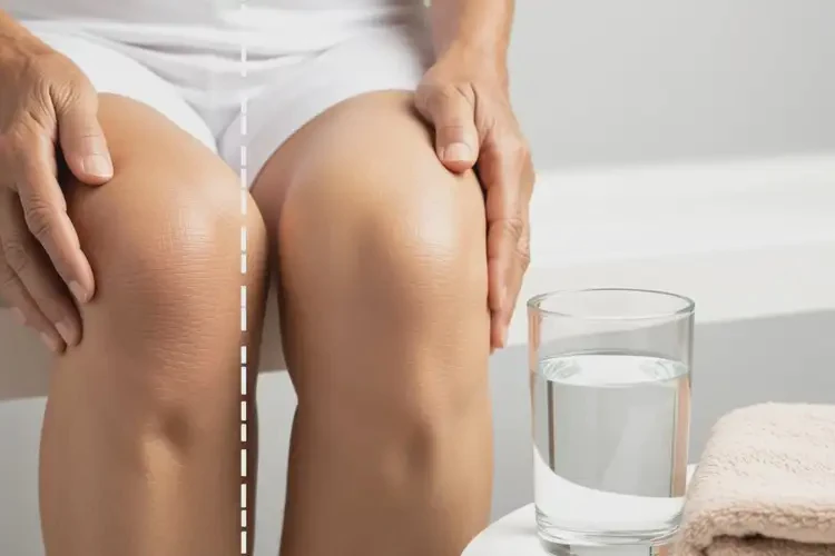 老年人大腿偶尔长湿疹不管它会自己自愈吗(图1)