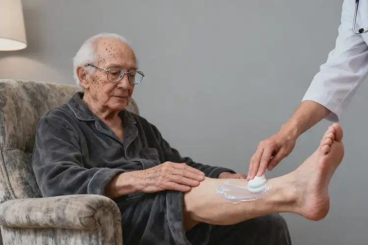 高齡老人小腿出現(xiàn)濕疹可以徹底自愈嗎(圖2)