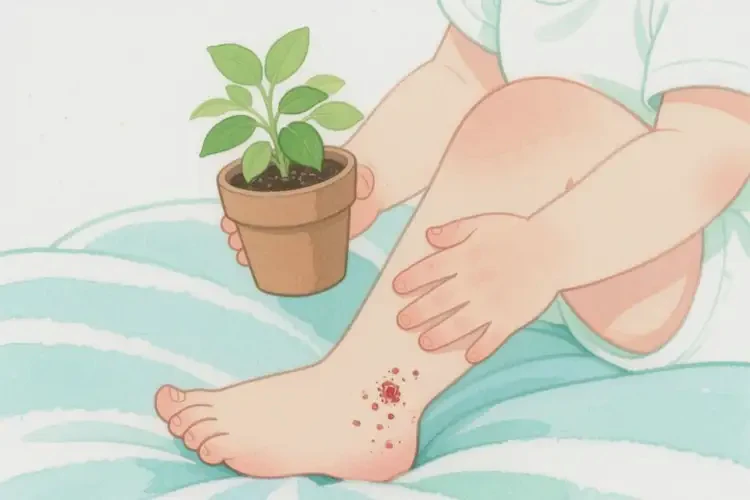 幼兒腳上偶爾長濕疹能夠徹底治愈嗎(圖4)