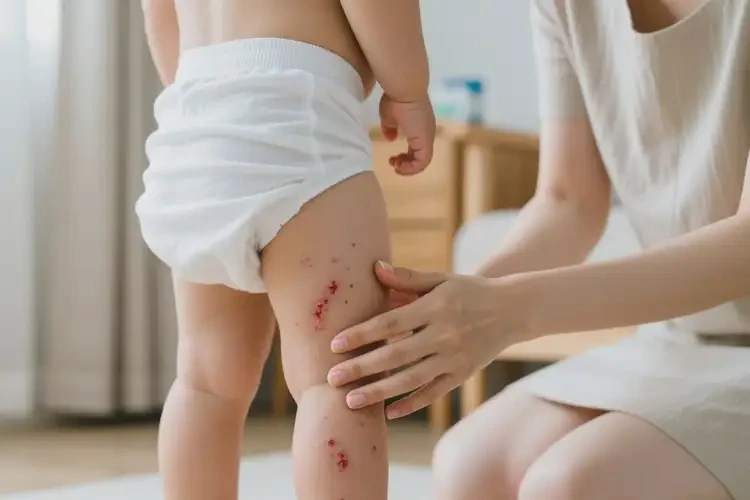 幼兒大腿上有濕疹能夠徹底治愈嗎(圖3)