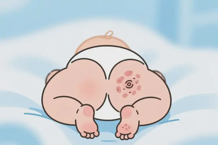 新生兒屁股有濕疹不管它會自己自愈嗎(圖3)