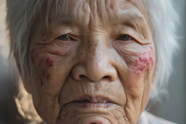 高龄老人脸上经常长湿疹不管它会自己自愈吗(图4)