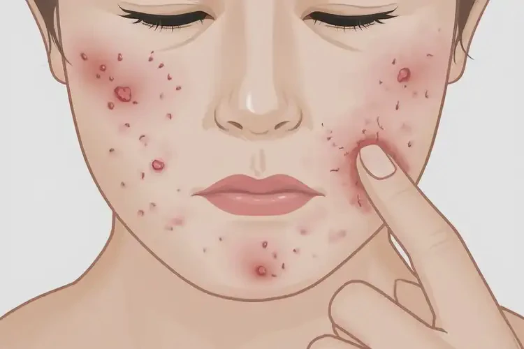 女人脸上经常长湿疹不管它会自己自愈吗(图4)