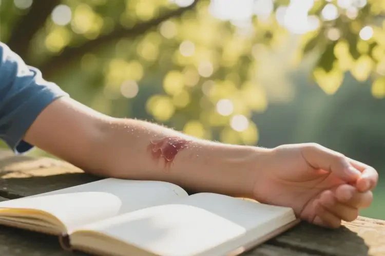 青少年手臂經(jīng)常長濕疹能靠自己自愈嗎(圖2)