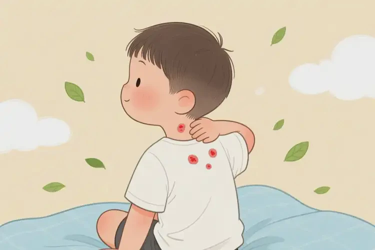 少兒脖子上出現(xiàn)濕疹能徹底自愈嗎(圖4)