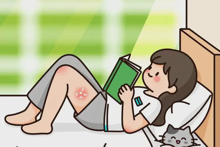 中學(xué)生大腿容易長濕疹能夠徹底治愈嗎(圖1)