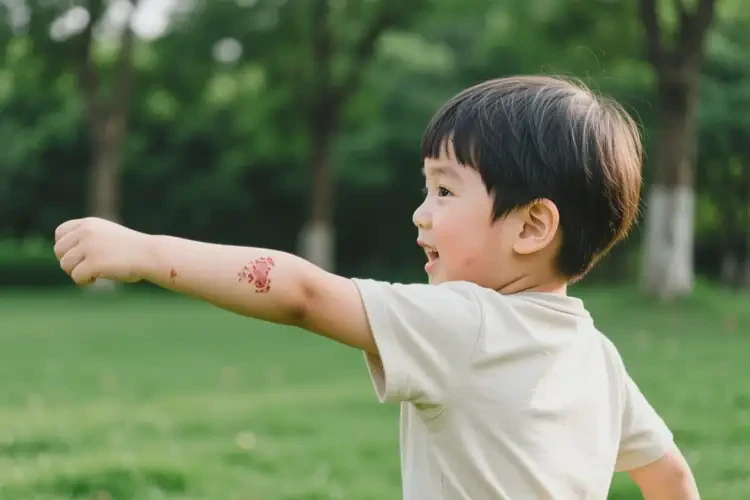 少兒手臂有濕疹不管它會自己好嗎(圖2)
