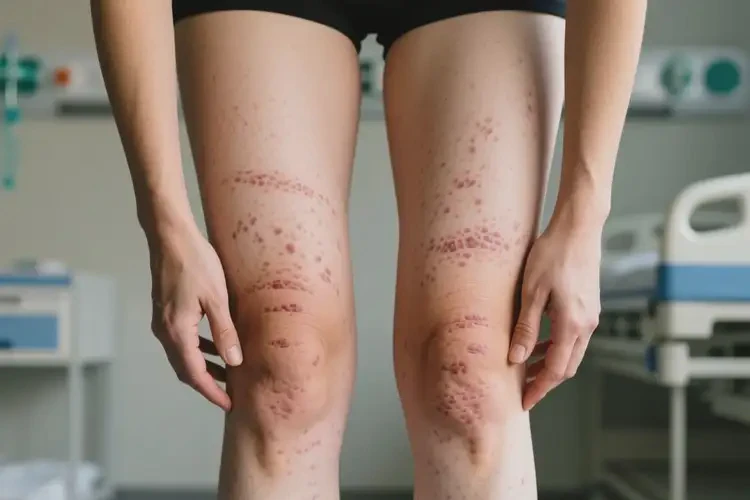 女人四肢出現(xiàn)濕疹能不能徹底自愈(圖2)