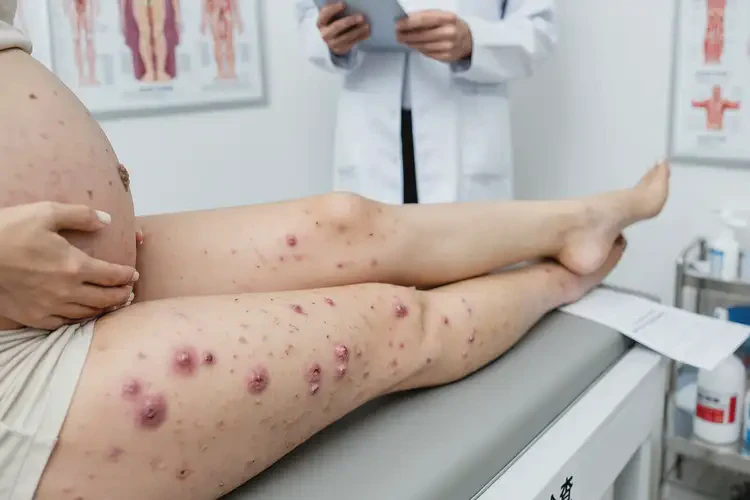 孕婦小腿上偶爾長(zhǎng)濕疹不管它會(huì)自己痊愈嗎(圖3)