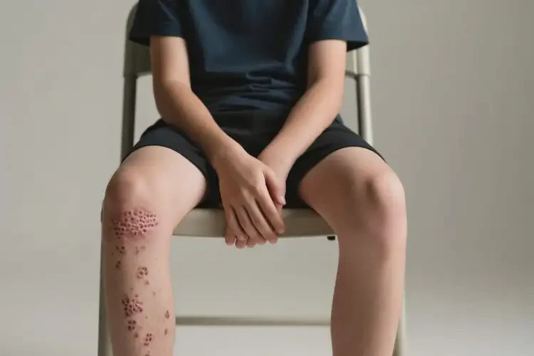 中學生大腿出現(xiàn)濕疹能靠自己自愈嗎(圖2)