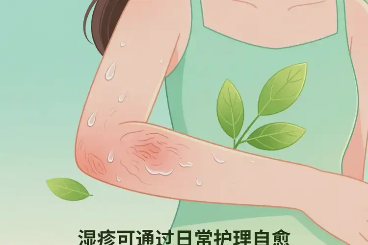 女性手臂有濕疹不管它會(huì)自己自愈嗎(圖2)