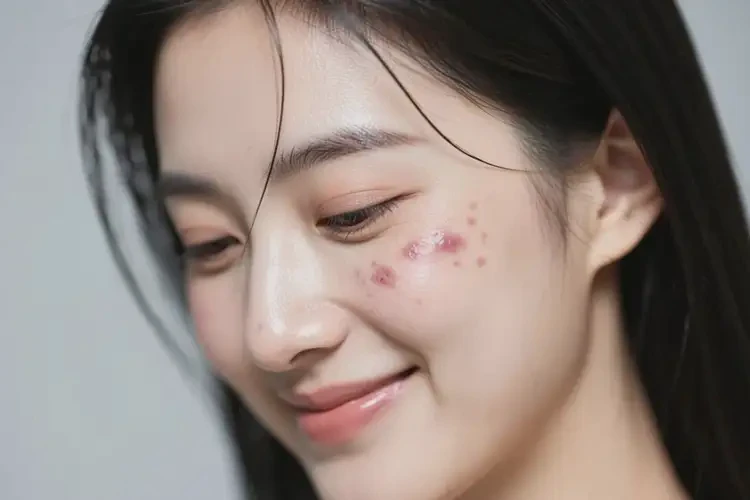 女生臉上有濕疹可以徹底自愈嗎(圖1)