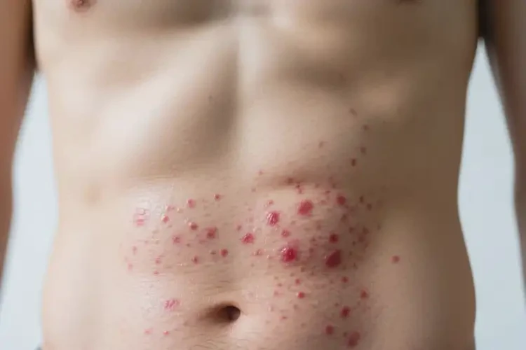 男人肚子上長濕疹能夠徹底治愈嗎(圖4)