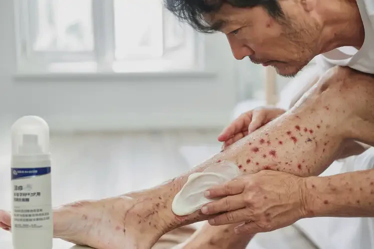 男性小腿上出現(xiàn)濕疹不管它會自己自愈嗎(圖2)