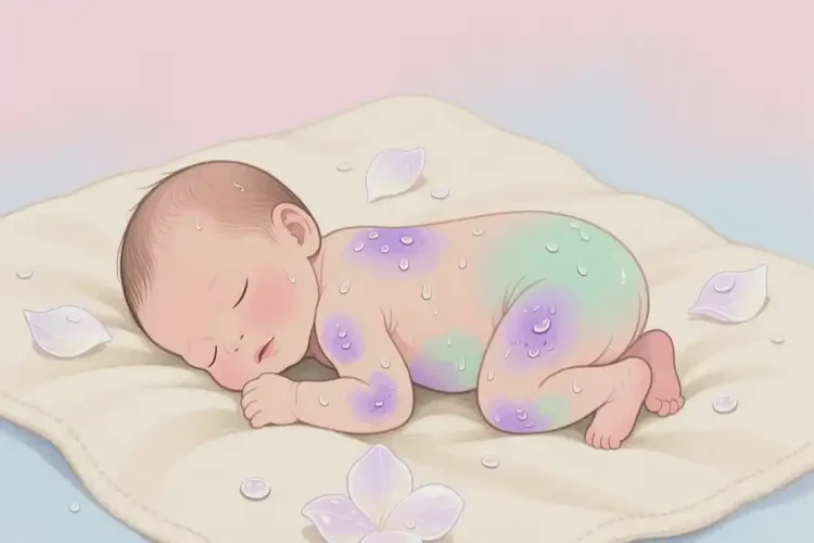 新生兒全身有濕疹可不可以徹底自愈(圖2)