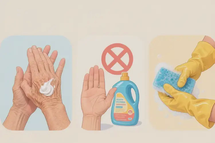 老人手上容易起濕疹可以徹底自愈嗎(圖1)