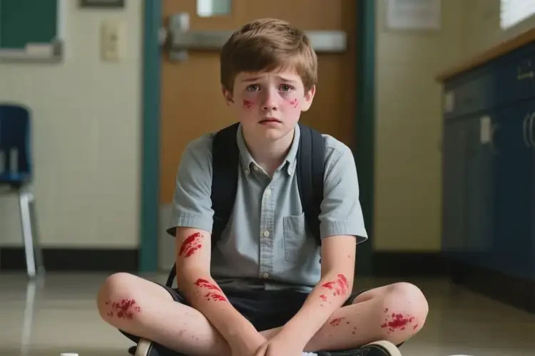 中學(xué)生全身經(jīng)常長濕疹不管它會(huì)自己自愈嗎(圖1)