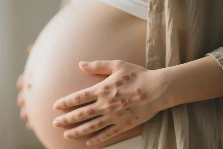 產(chǎn)婦身上偶爾起濕疹可不可以徹底自愈(圖4)