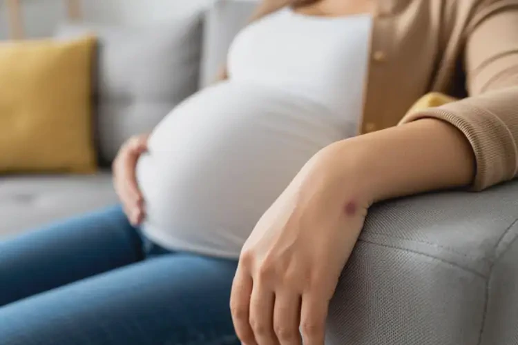 產(chǎn)婦身上偶爾長濕疹不管它會自己痊愈嗎(圖2)