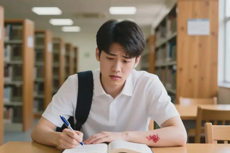 大學生身上長濕疹不管它會自己好嗎(圖1)