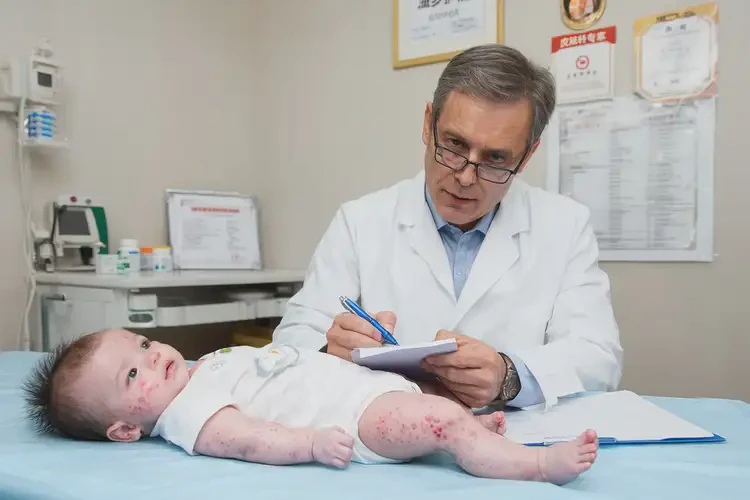 寶寶身上容易起濕疹能靠自己自愈嗎(圖2)