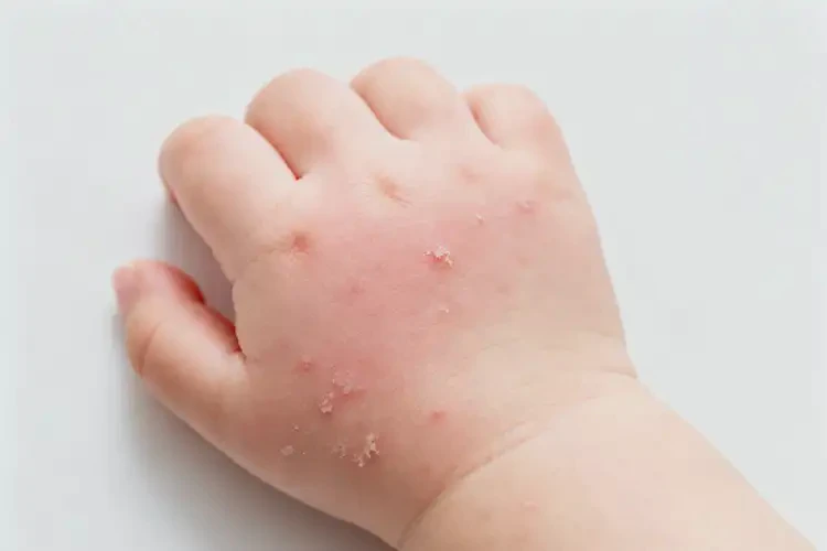 嬰幼兒手上有濕疹不管它會(huì)自己痊愈嗎(圖2)