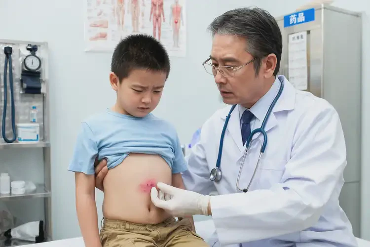 兒童肚子上出濕疹能徹底自愈嗎(圖2)